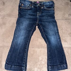 7 for all mankind jeans blue girl size 2T bin P10